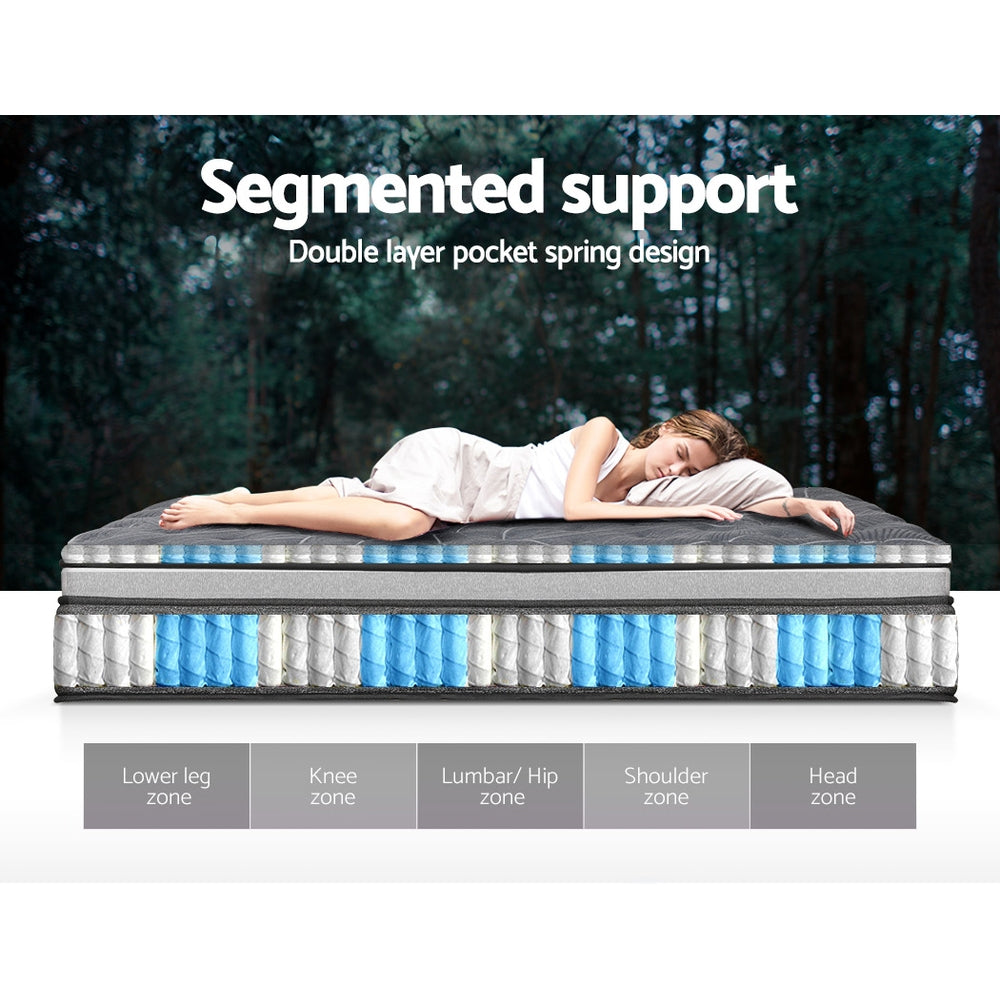 Stardust (King) 2-Layer Pocket Spring Mattress | 34cm - Homecoze