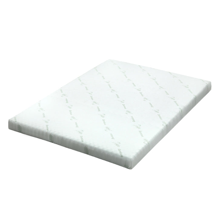 Giselle Bedding Memory Foam Mattress Topper Cool Gel Bed Mat Bamboo 10cm King - Homecoze