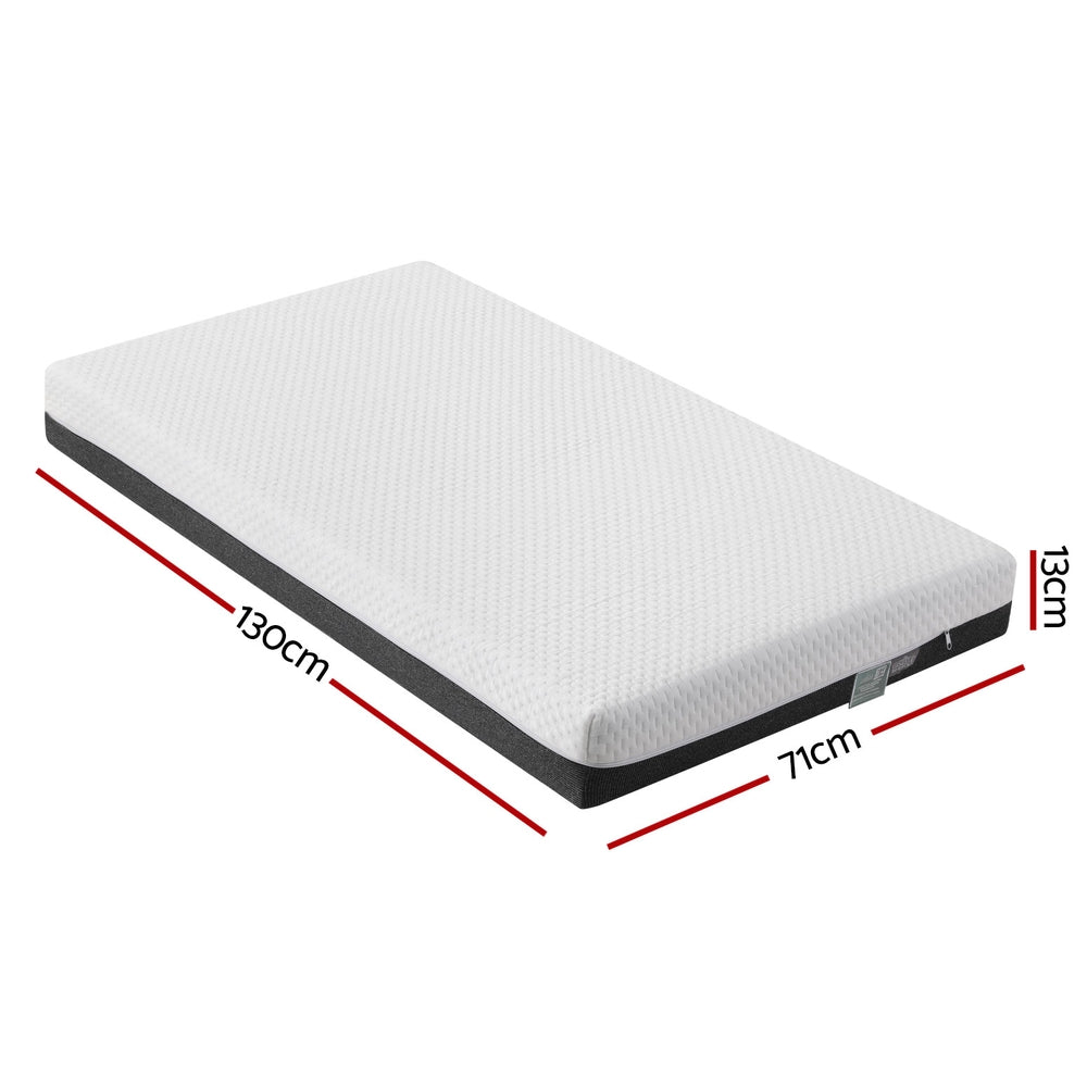 13cm Giselle Baby Cot Mattress Gel Foam - Homecoze