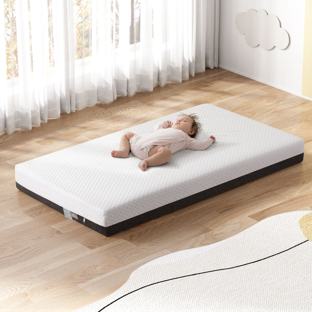 13cm Giselle Baby Cot Mattress Gel Foam - Homecoze