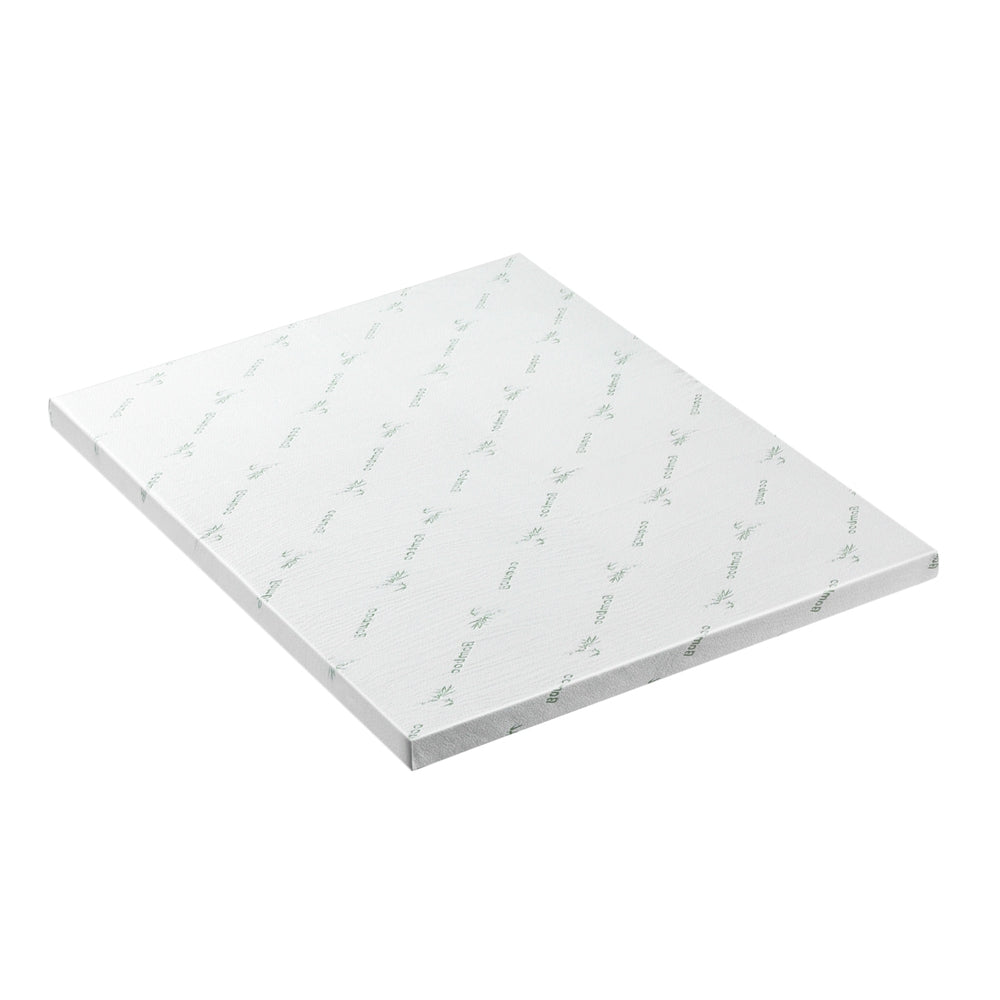 Giselle Bedding Memory Foam Mattress Topper Ventilated Cool Gel 8cm Double - Homecoze