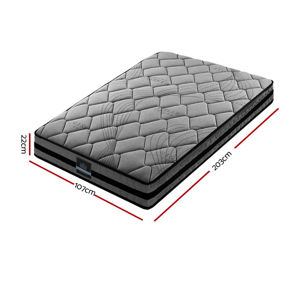 Cosmos (King Single) 5-Zone Pocket Spring Mattress – 22cm - Homecoze