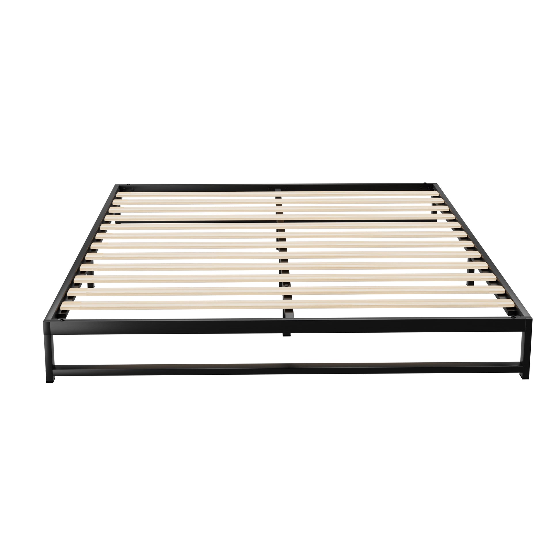 Atlanta (Double) Metal Bed Frame - Black - Homecoze