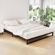 Atlanta (Queen) Metal Bed Frame - Black - Homecoze