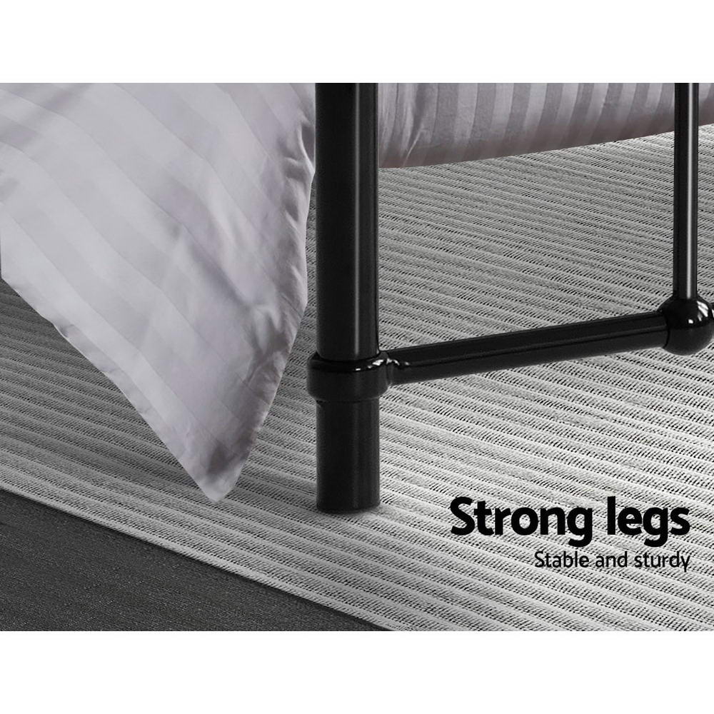 Fargo (Single) Country Style Bed Frame - Black