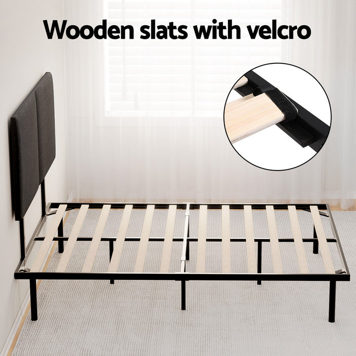 Portland (Double) Metal Bed Frame - Black