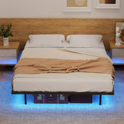 Vista (Double) Metal Ensemble Bed Frame - Black - Homecoze