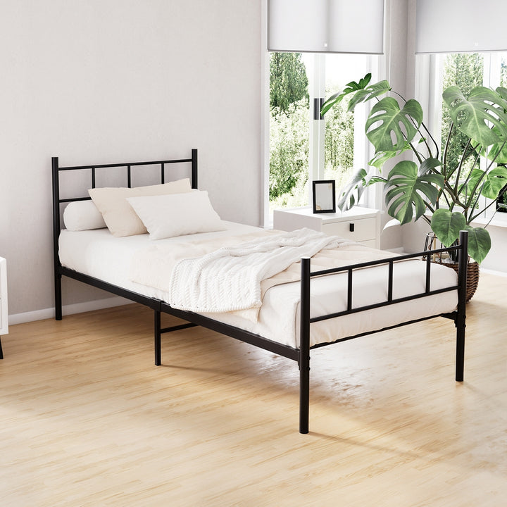 Dover (Single) Metal Bed Frame - Black