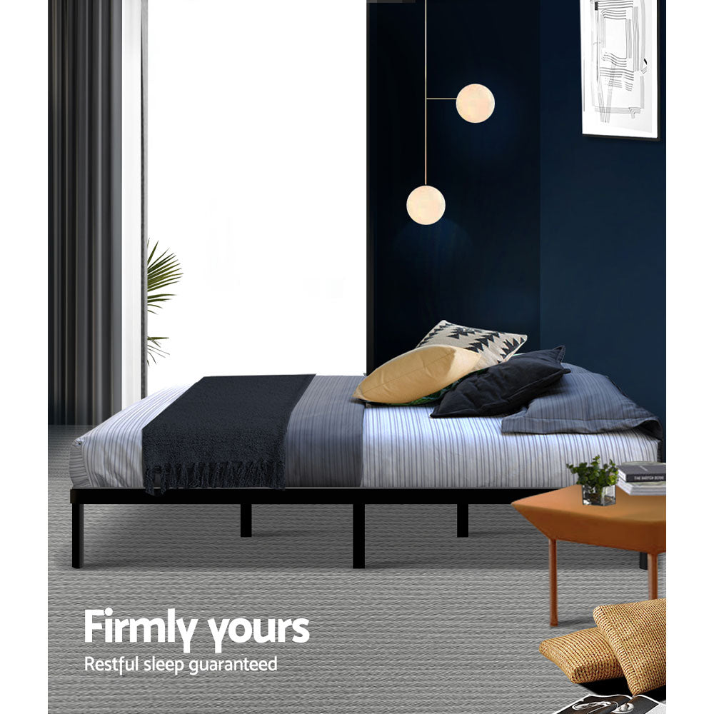 Canton (Double) Metal Bed Frame - Black - Homecoze