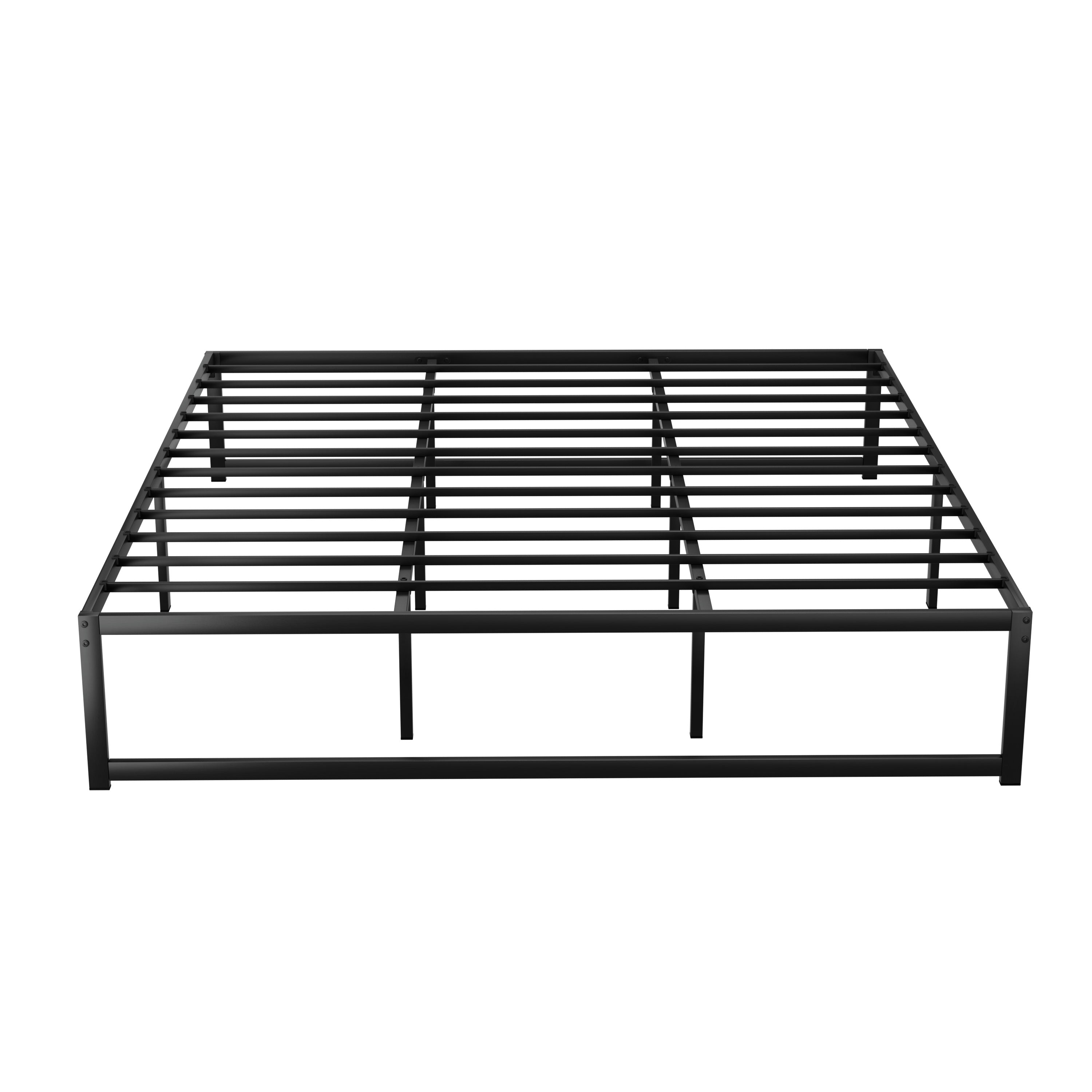 Dallas (King) Metal Bed Frame - Black - Homecoze