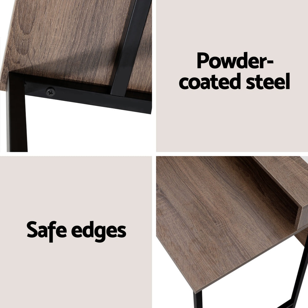 Computer Desk Metal Study Student Office Table - Homecoze
