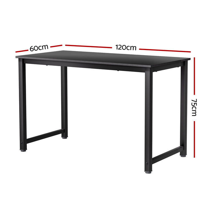 Office Desk Home Study Table 120CM - Black