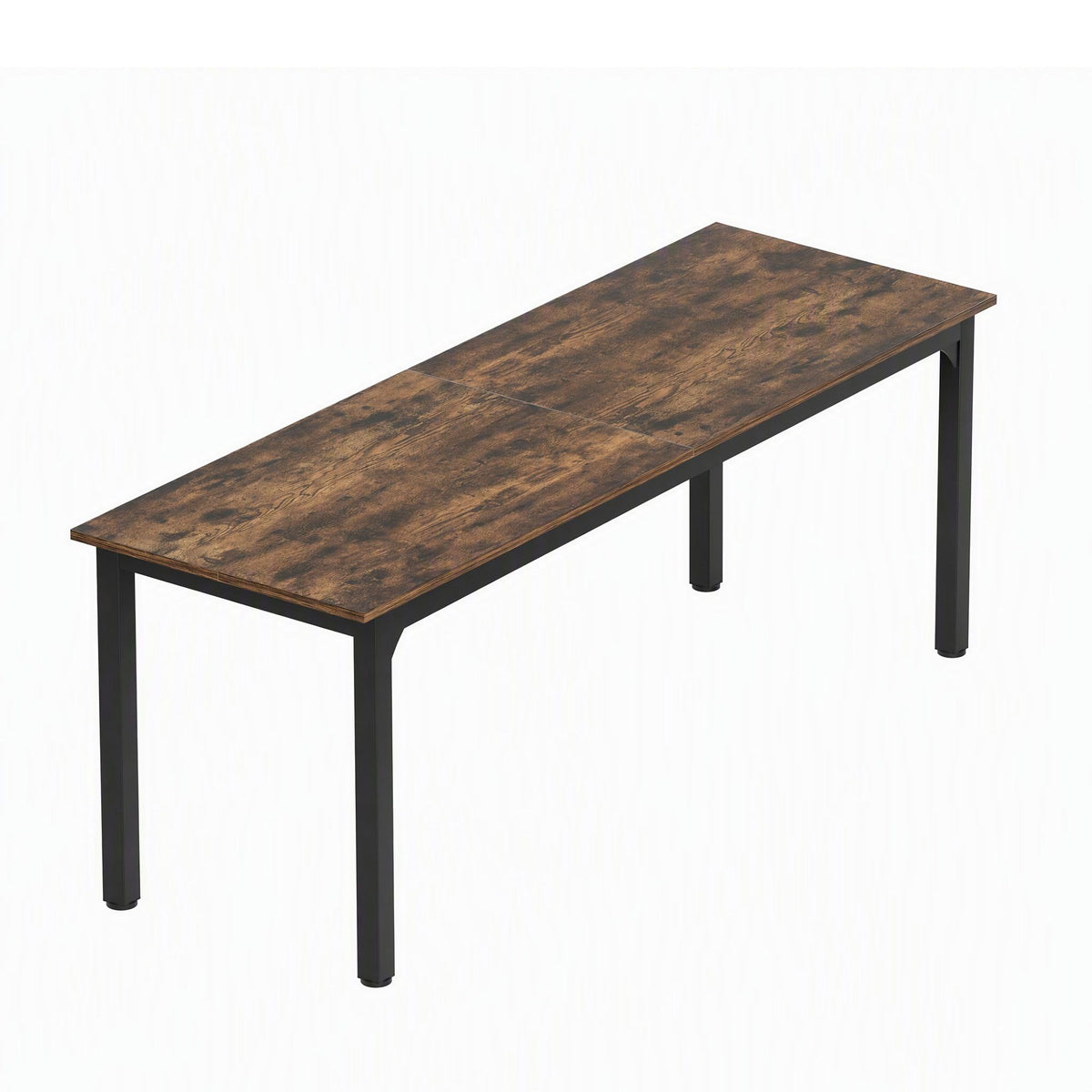 Extra Long 2-Person Computer Desk 200cm – Rustic Brown