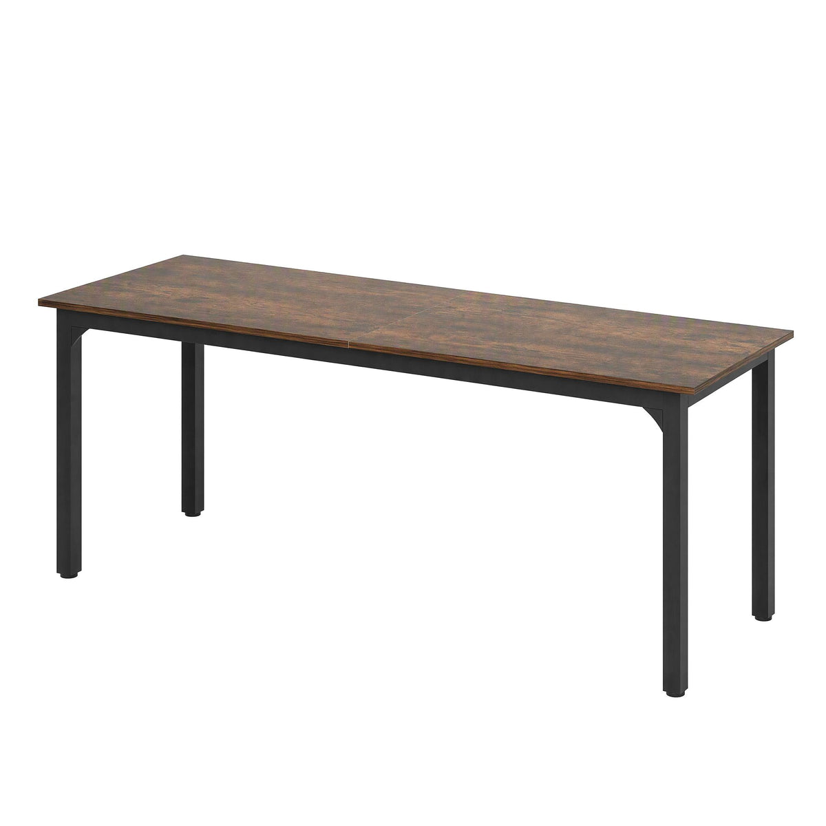 Extra Long 2-Person Computer Desk 200cm – Rustic Brown