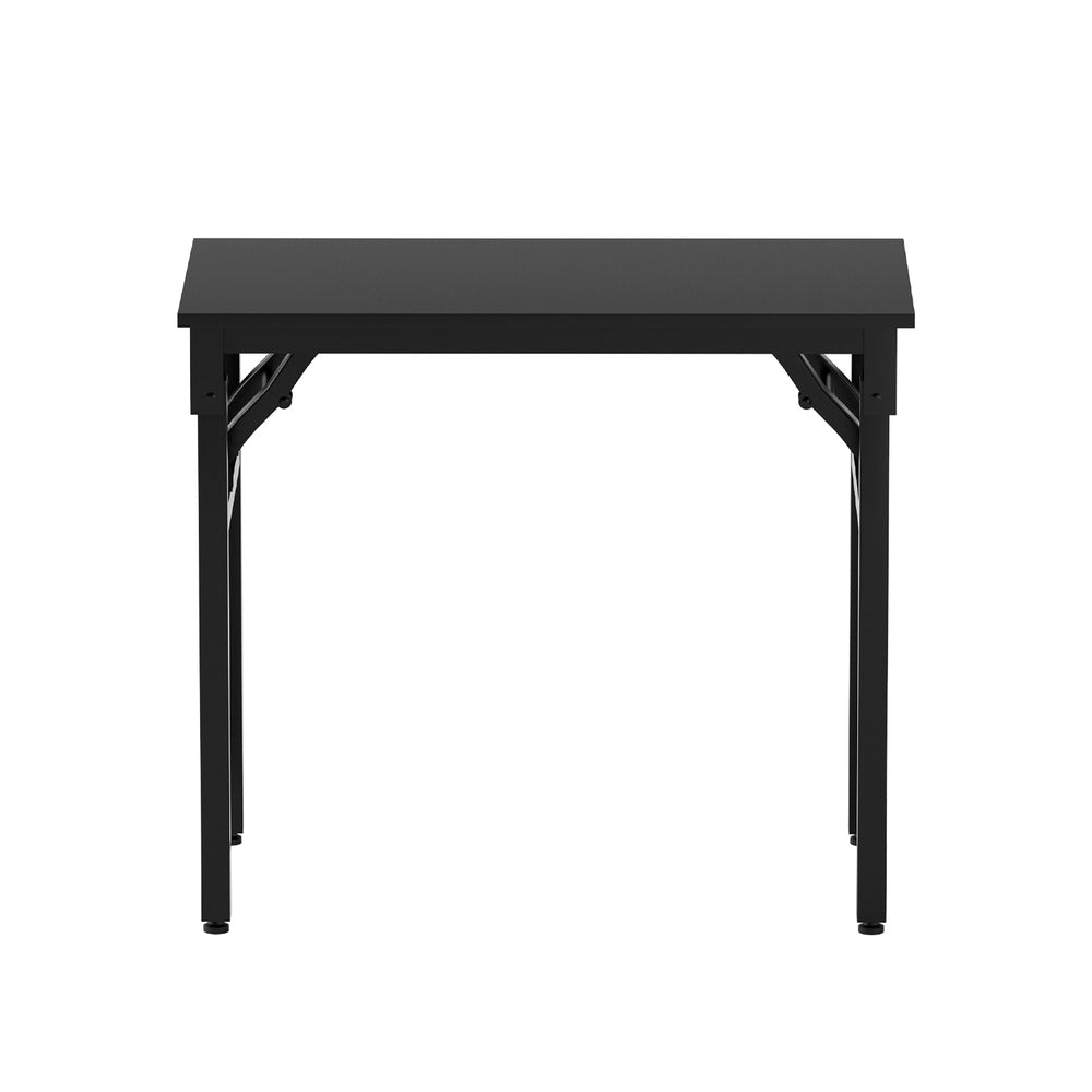 Compact Foldable Computer Desk Laptop Table For Study or Home Office Black - Homecoze