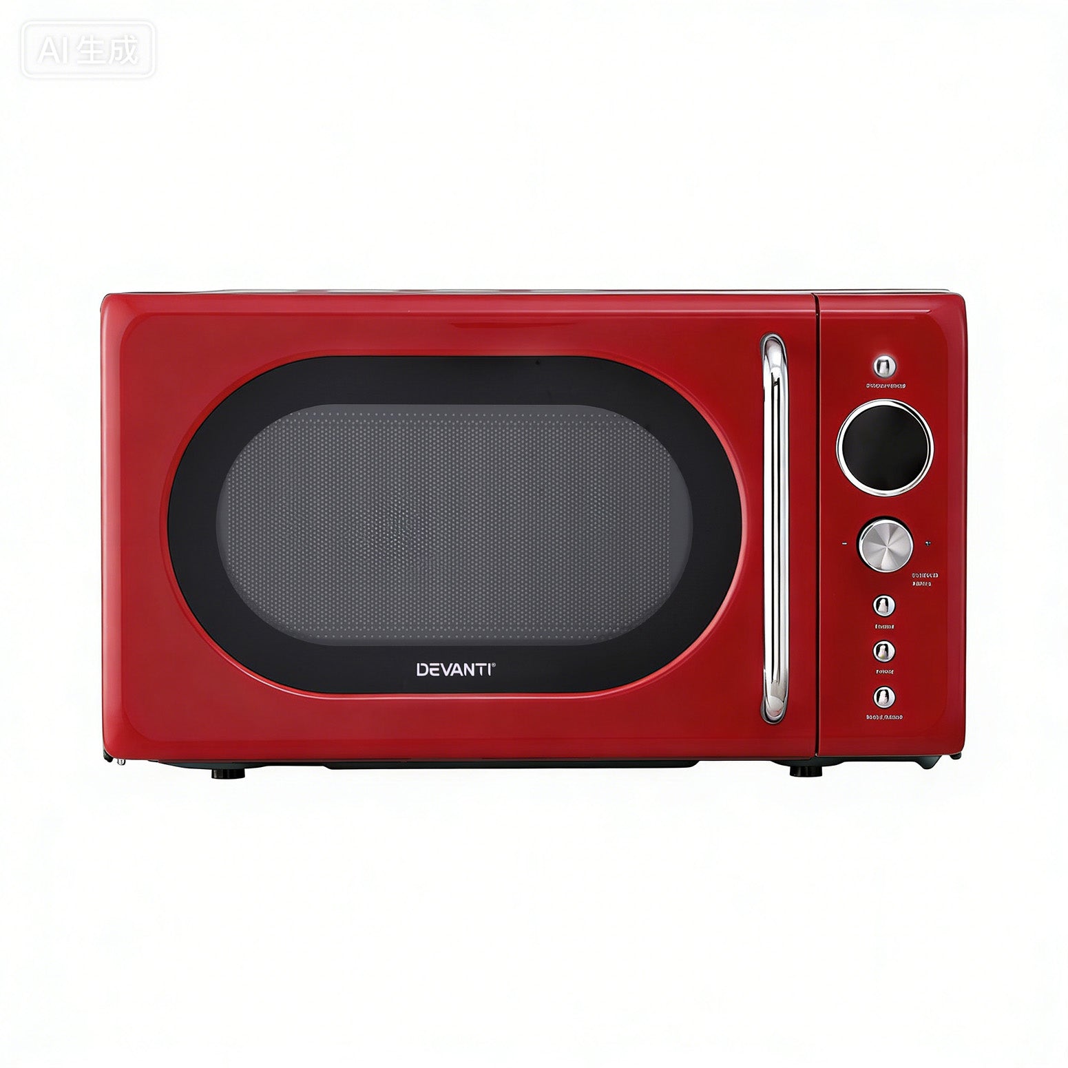 Devanti 20L Microwave Oven 700W Red - Homecoze