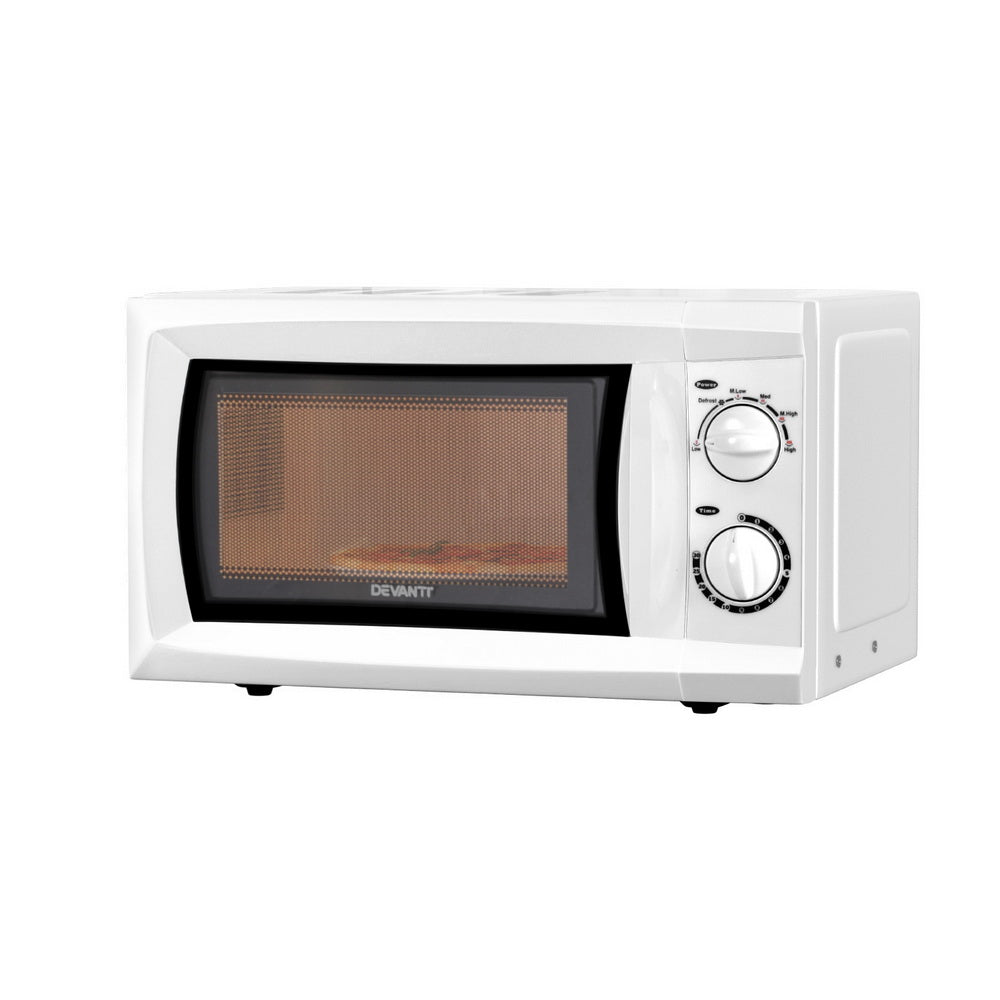 Devanti 20L Microwave Oven 800W White - Homecoze
