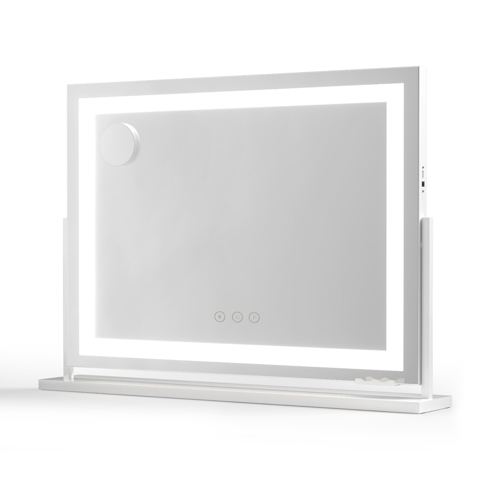 Embellir Makeup Mirror 80x58cm 360～ Rotatable Vanity Mirror with Lights Bright Light Strip Adjustable - Homecoze