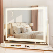 Embellir Makeup Mirror 80x58cm 360～ Rotatable Vanity Mirror with Lights Bright Light Strip Adjustable - Homecoze