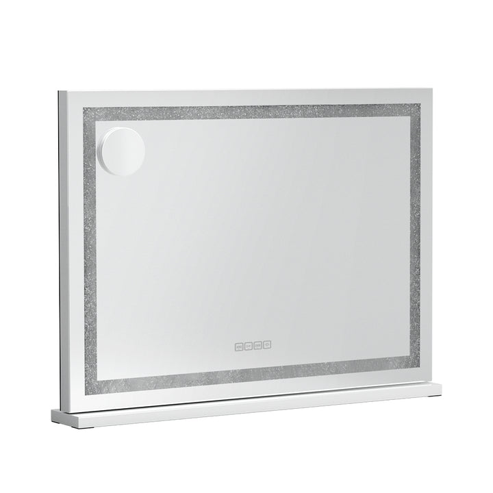 Crystal LED Makeup Mirror USB & Speaker - 58 x 46cm