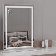 Crystal LED Makeup Mirror USB & Speaker - 58 x 80cm - Homecoze