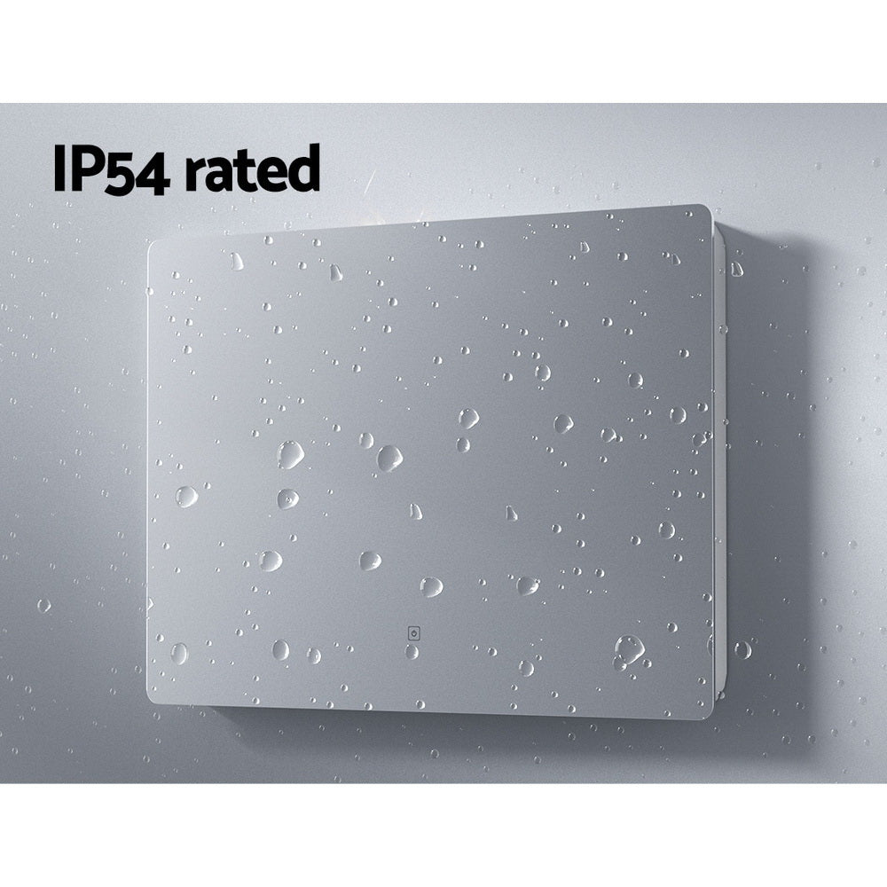 Anti-fog Wall Mirror with LED Back-lighting for Bathroom - 70 x 50cm - Homecoze