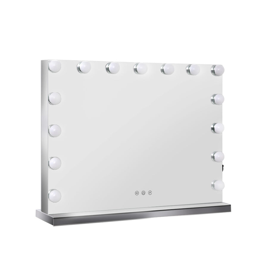 Hollywood Make Up Mirror with 15 LED Light Bulbs - 58 x 46cm Homecoze