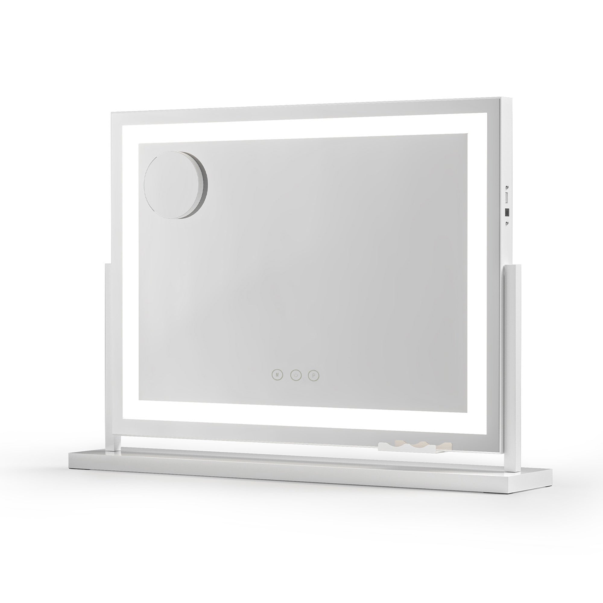 Embellir Makeup Mirror 58x46cm 360～ Rotatable Vanity Mirror with Lights Bright Light Strip Adjustable - Homecoze