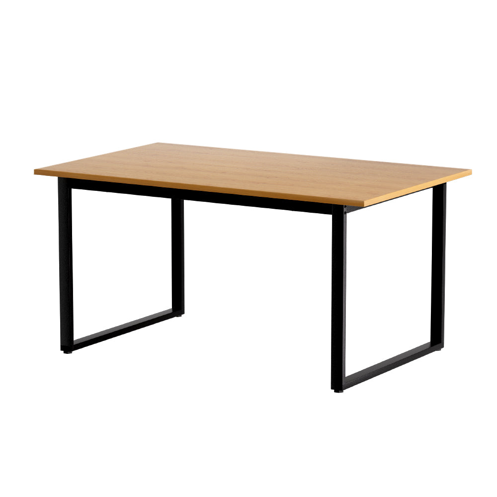 Compact Modern Wooden Dining Table 6 Seater - 150cm - Homecoze
