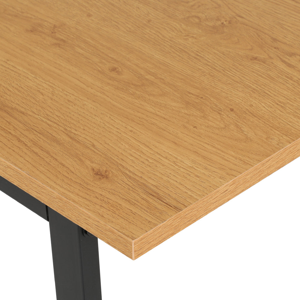 Compact Modern Wooden Dining Table 6 Seater - 150cm - Homecoze