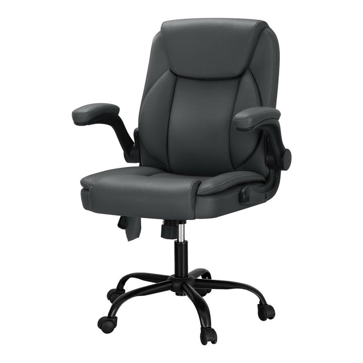 Mid-Back Office Chair 2 Point Massage - Grey