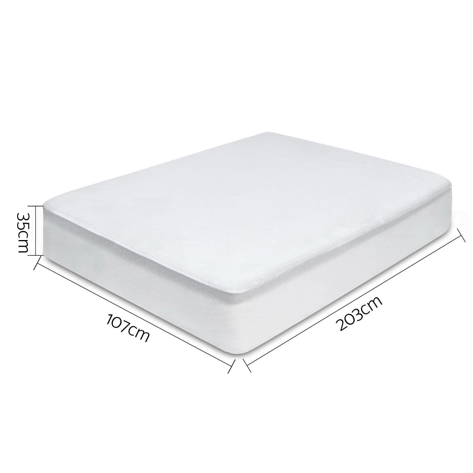 Giselle Bedding Mattress Protector King Single - Homecoze