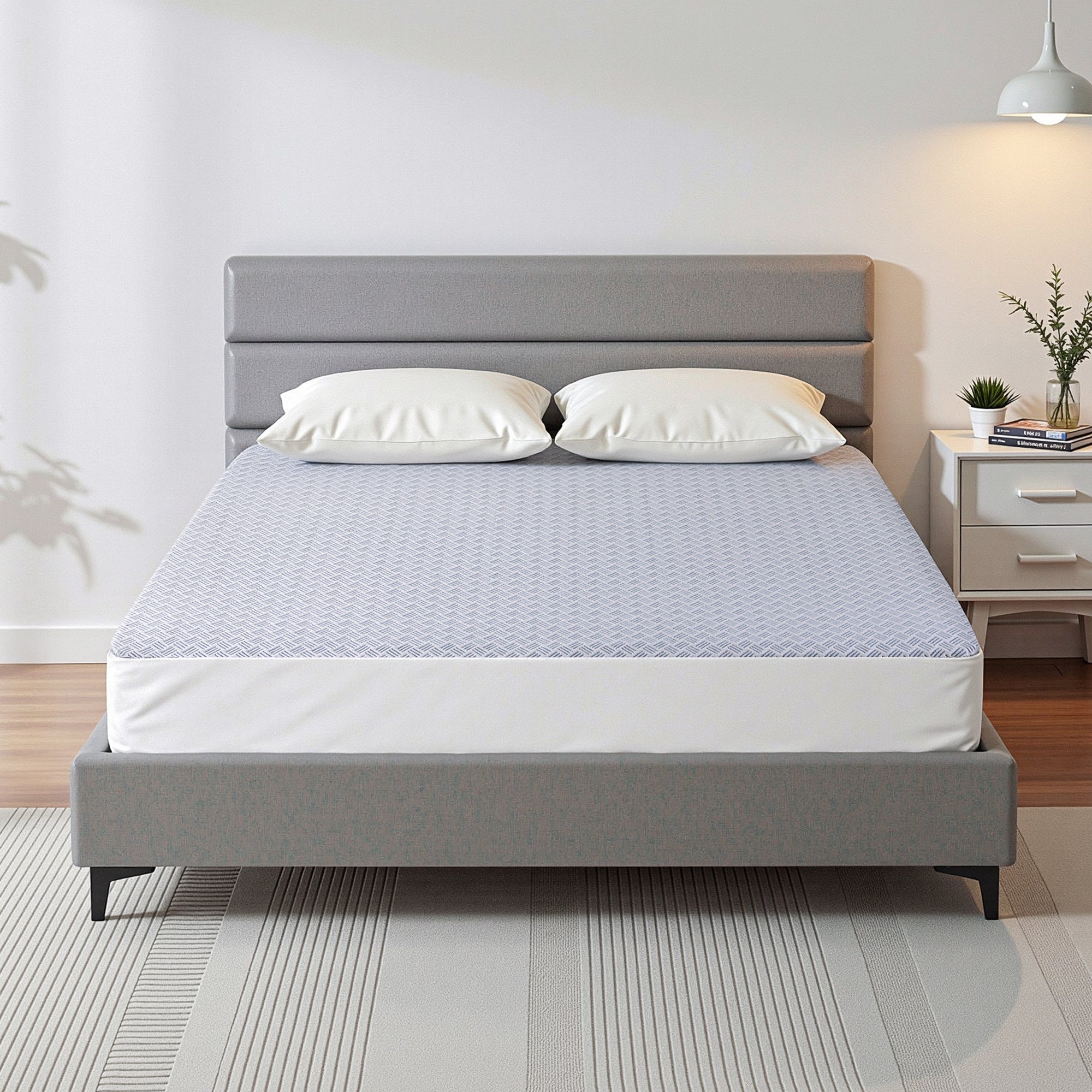 Cooling Waterproof Mattress Protector - Double