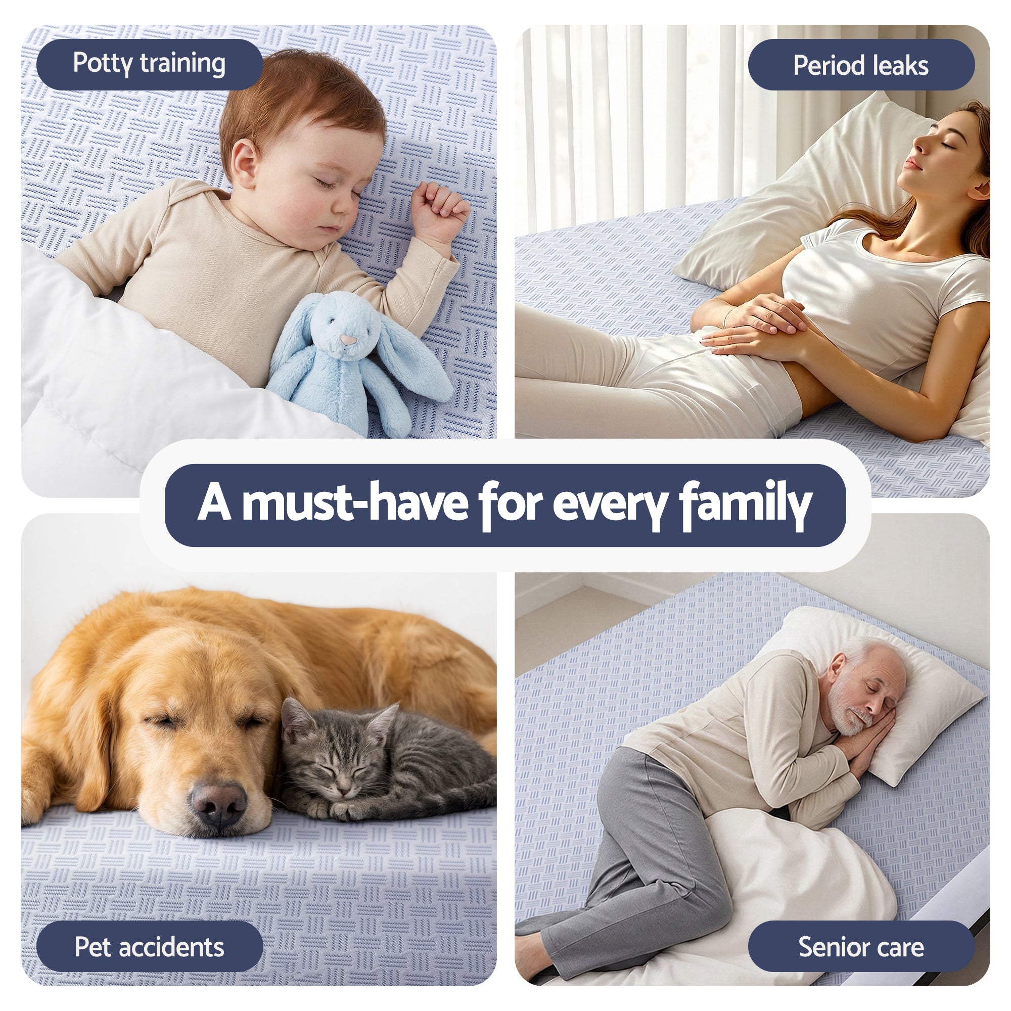 Cooling Waterproof Mattress Protector - King Single