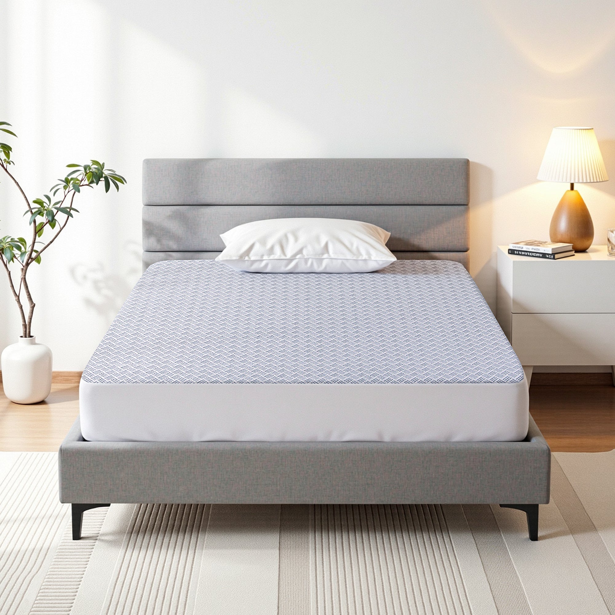Cooling Waterproof Mattress Protector - Single