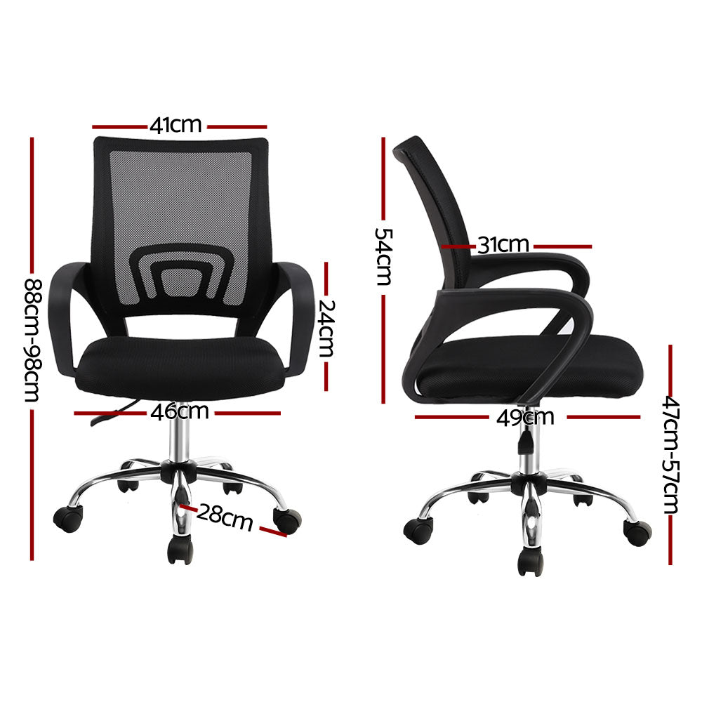 Essential Mesh Office Chair – Black - Homecoze