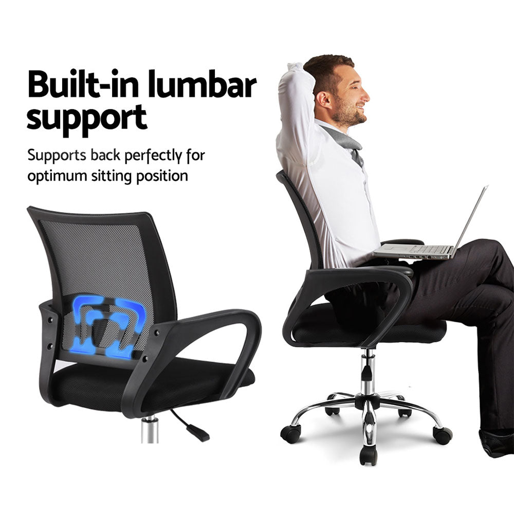 Essential Mesh Office Chair – Black - Homecoze