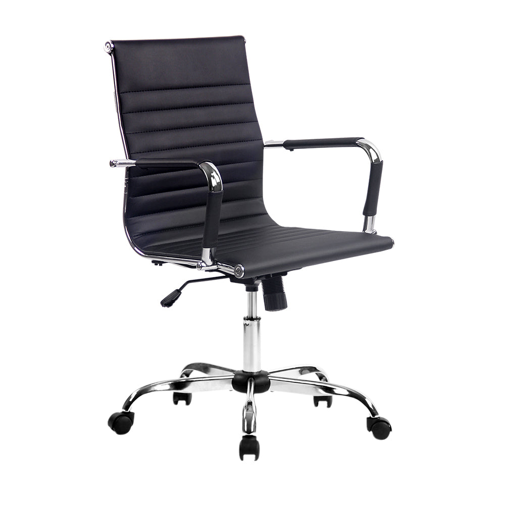 Mid-Back Conference Office Chair - Black Homecoze