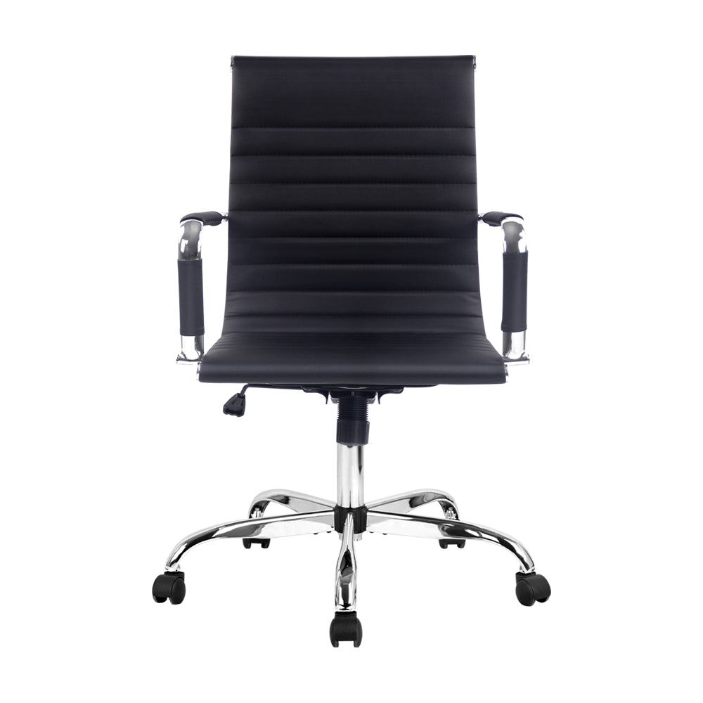 Mid-Back Conference Office Chair - Black Homecoze