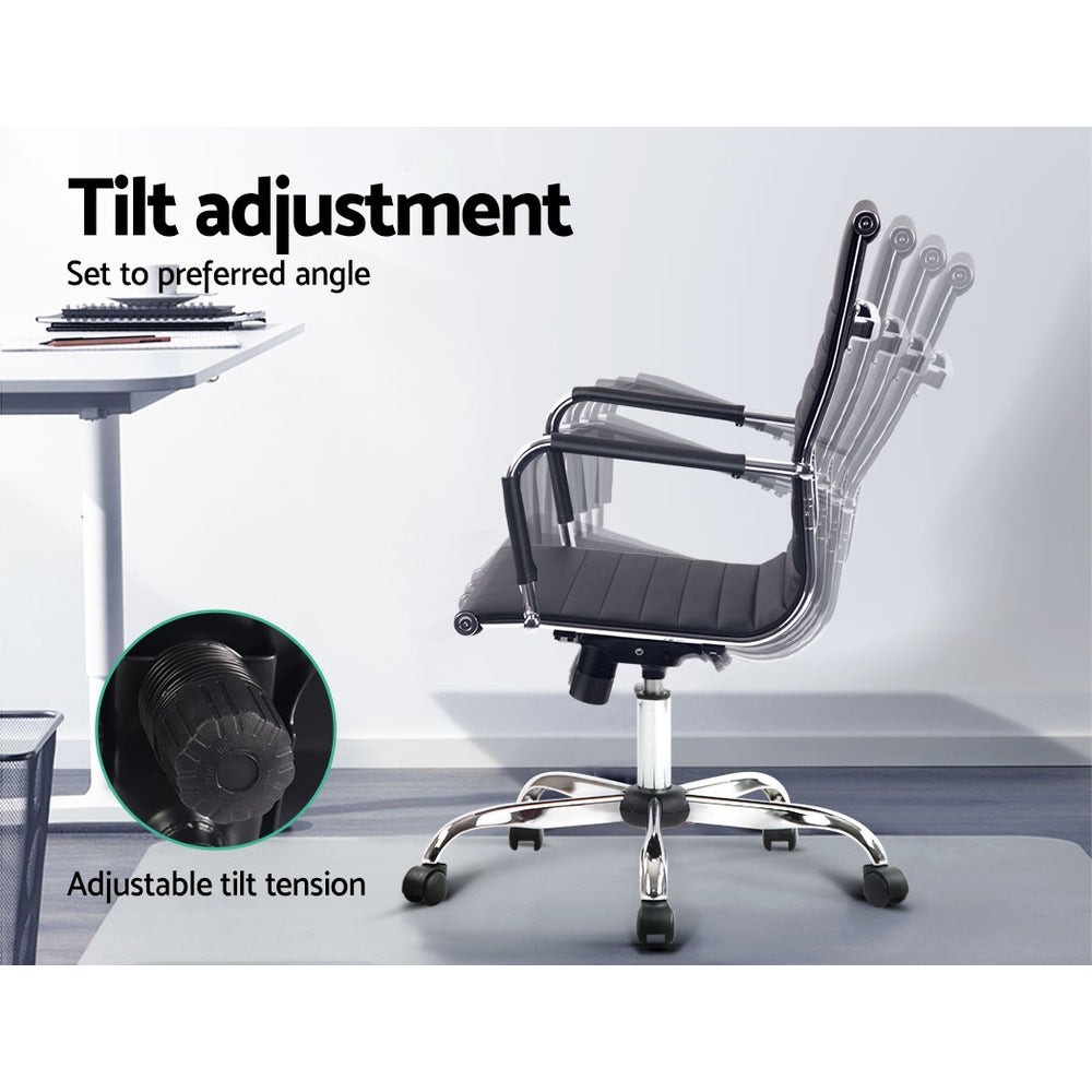 Mid-Back Conference Office Chair - Black - Homecoze