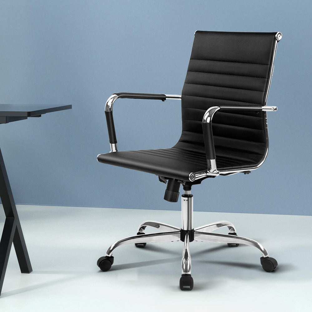 Mid-Back Conference Office Chair - Black - Homecoze