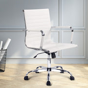 Mid-Back Conference Office Chair - White - Homecoze