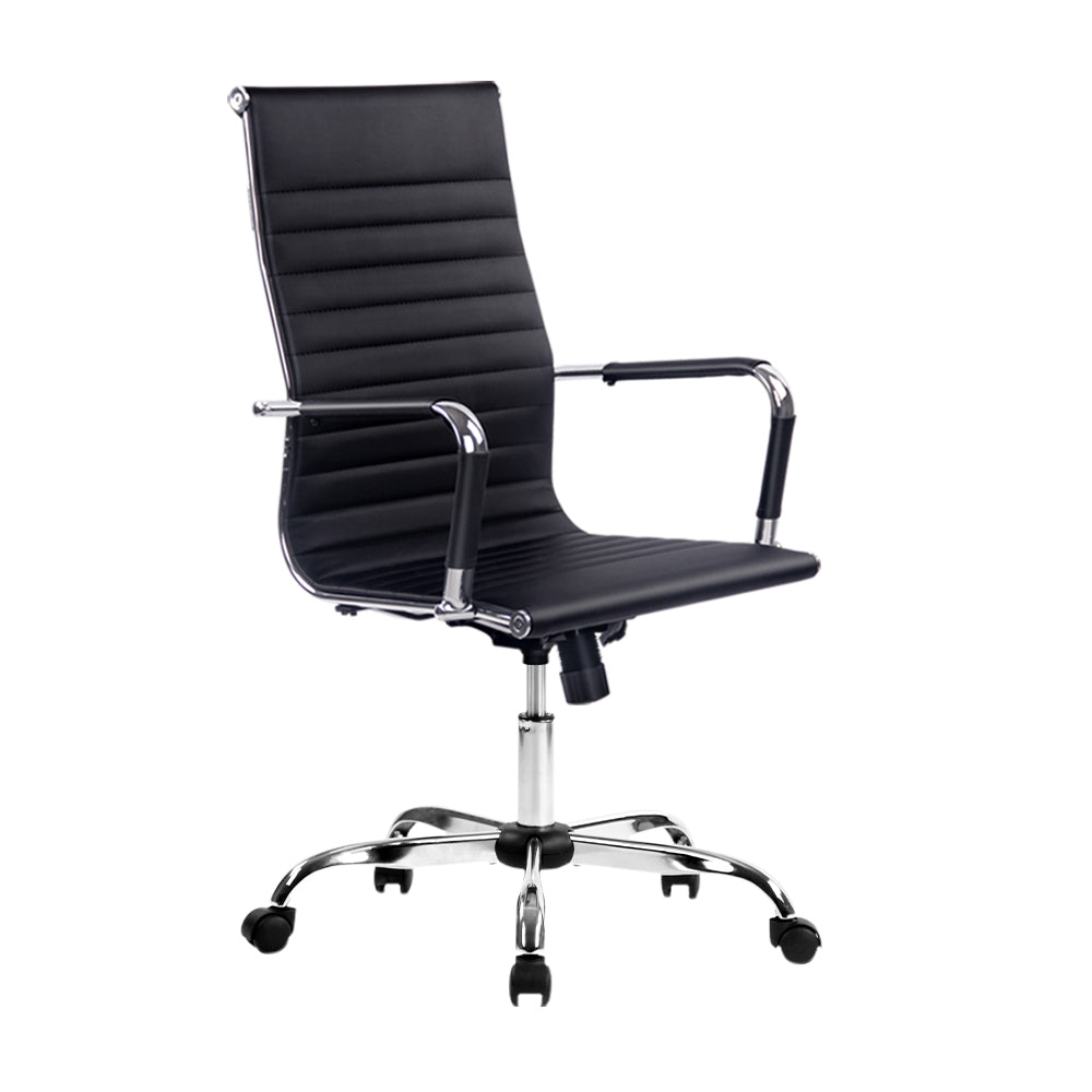High-Back Conference Office Chair - Black - Homecoze