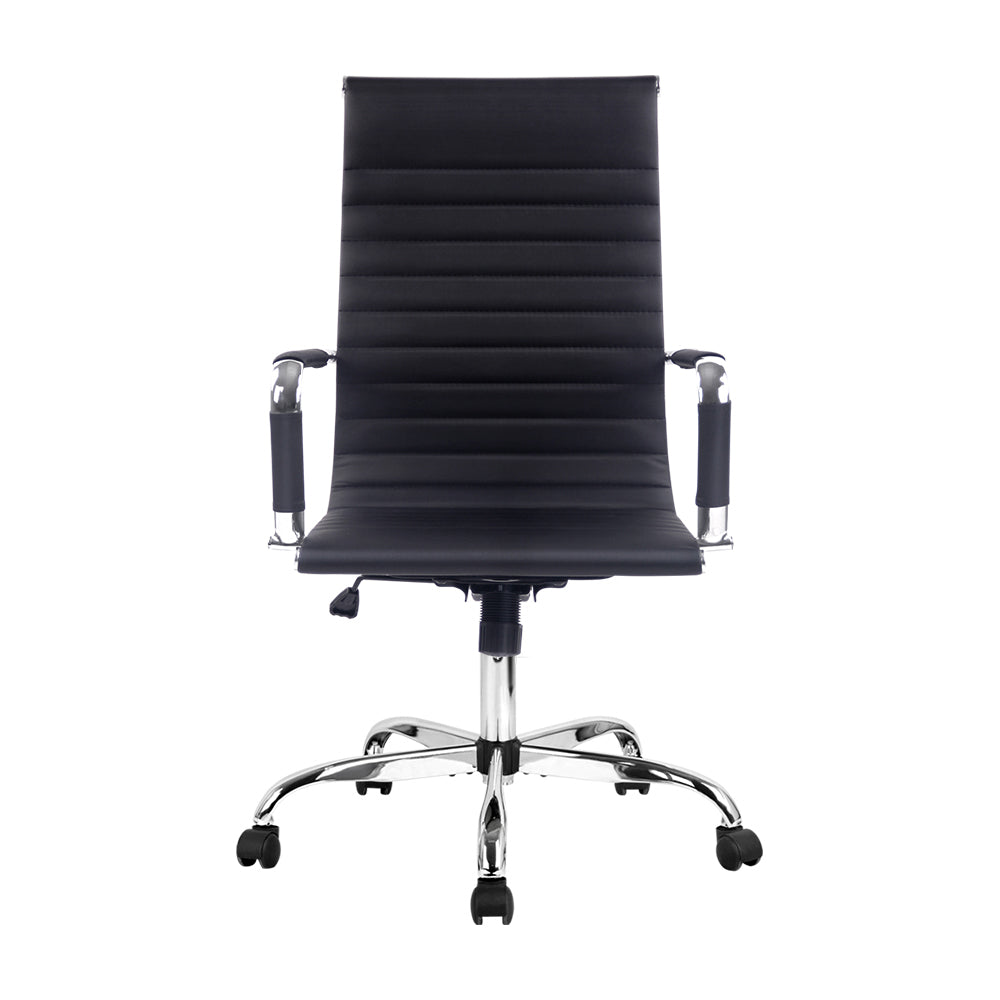 High-Back Conference Office Chair - Black - Homecoze