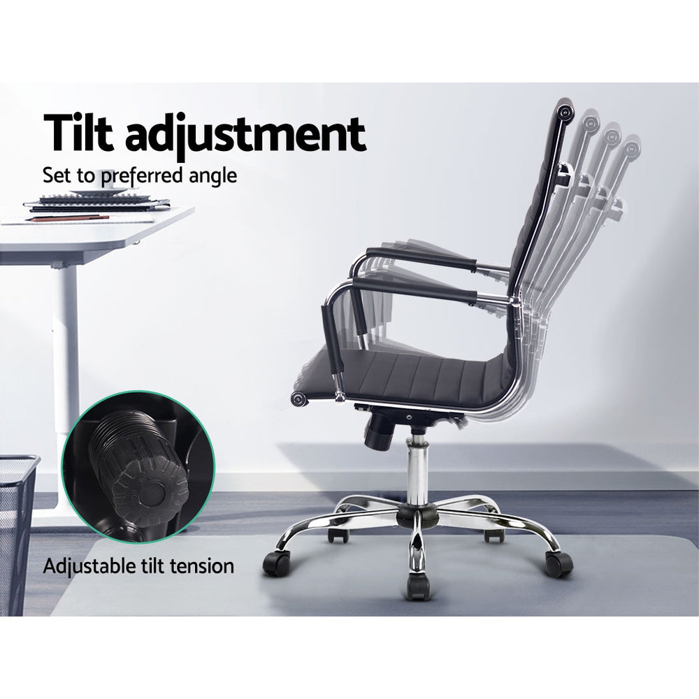 High-Back Conference Office Chair - Black - Homecoze
