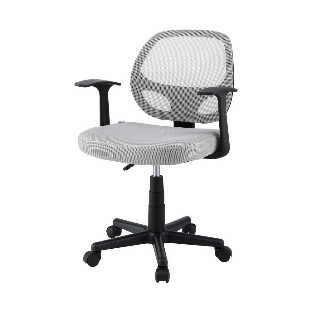 Artiss Mesh Office Chair Computer Gaming Desk Chairs Work Study Mid Back Grey - Homecoze