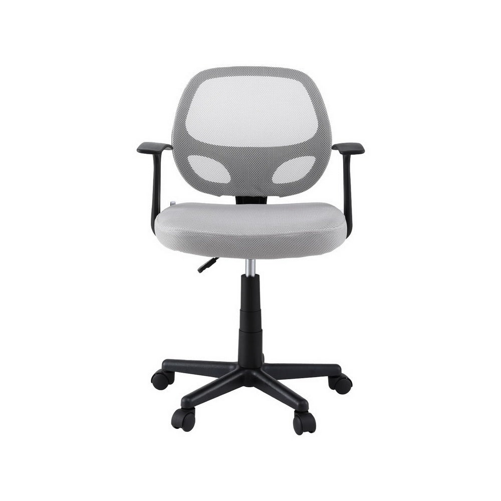 Artiss Mesh Office Chair Computer Gaming Desk Chairs Work Study Mid Back Grey - Homecoze