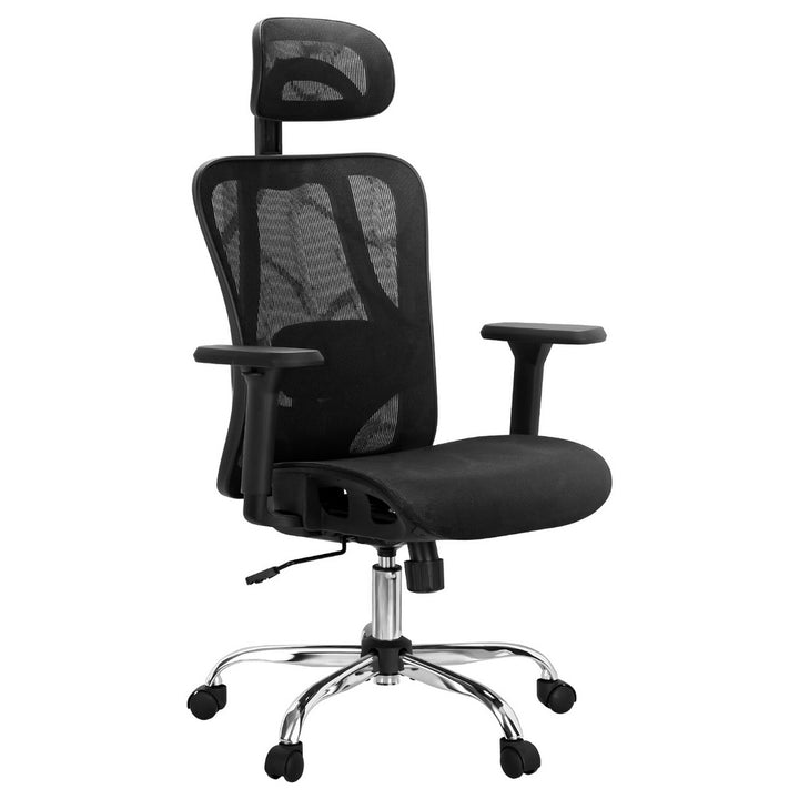 Ergonomic Mesh Office Chair Adjustable High Back - Black