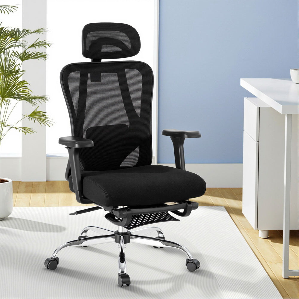Artiss Ergonomic Mesh Office Chair Black - Homecoze