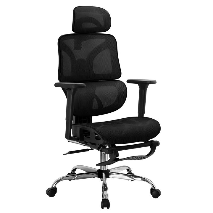 Premium Office Chair Mesh High Back - Black